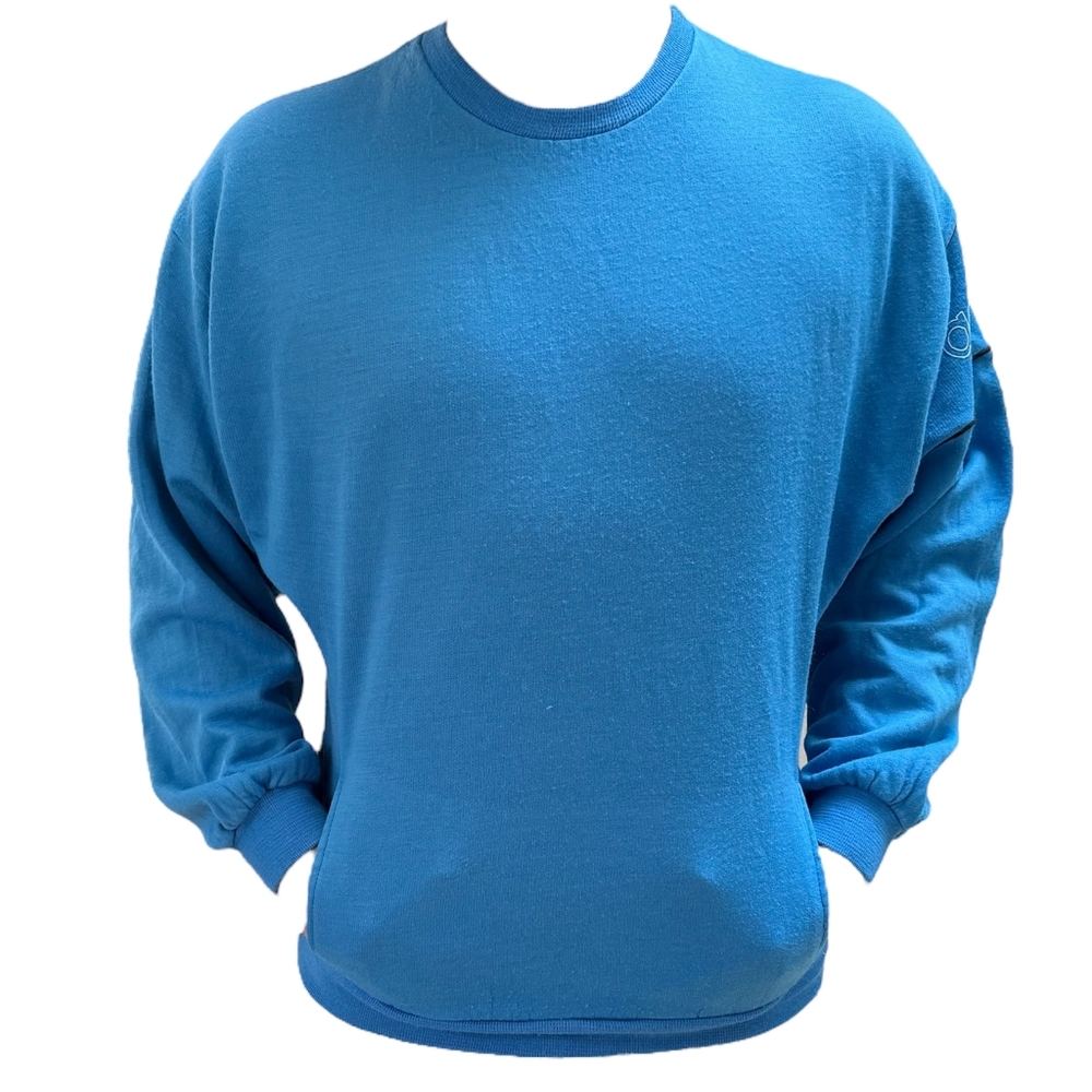 80s Vintage Maden In Germany Rare Adidas Men's Crewneck Sweater. Boxy And Baggy - Picture 2 of 8
